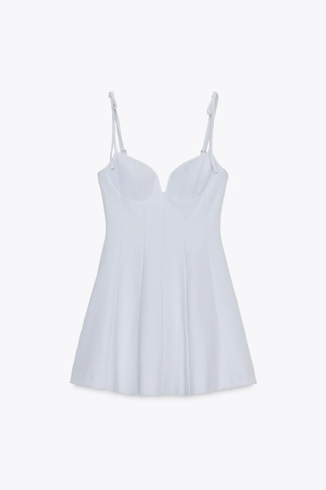 BOW DETAIL SHORT DRESS