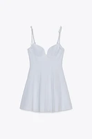 BOW DETAIL SHORT DRESS