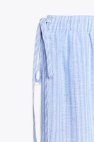 STRIPED PALAZZO PANTS