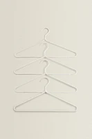 CINTRE BEIGE COTON ET LIN (LOT DE 4)