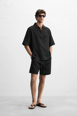 POLO STRUCTURE QUADRILLÉ