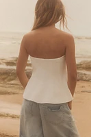 TOP BUSTIER PÉPLUM