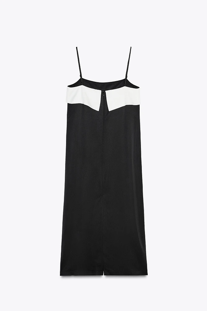 ZW COLLECTION MINIMAL SATIN DRESS