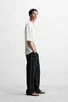 CHEMISE STRUCTURÉE DÉLAVÉE