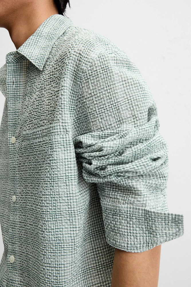 TEXTURED JACQUARD SHIRT