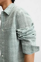 TEXTURED JACQUARD SHIRT
