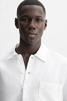LINEN - COTTON POLO SHIRT
