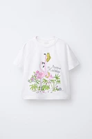 T-SHIRT À MANCHES RAGLAN IMPRIMÉ
