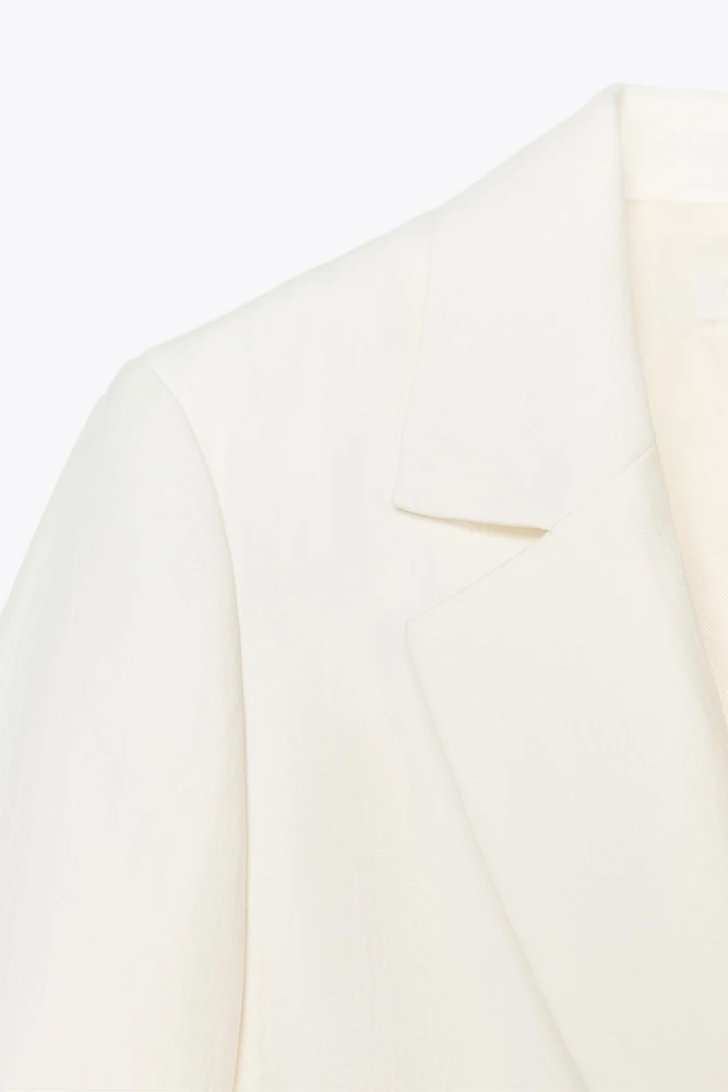 WRINKLED EFFECT BLAZER