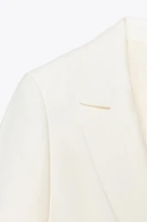 WRINKLED EFFECT BLAZER