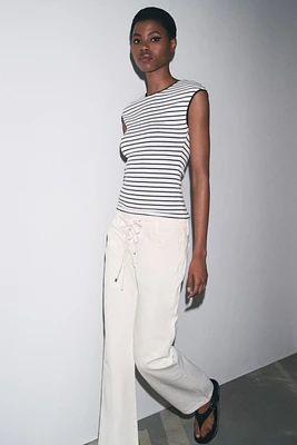 RIBBED T-SHIRT