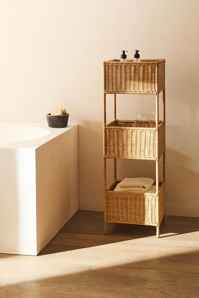 RATTAN STORAGE UNIT