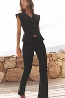 PANTALON INTERLOCK FLARE