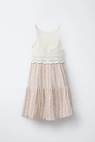 ROBE EN MAILLE CROCHET À TEXTURE