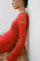 KNIT MINI DRESS