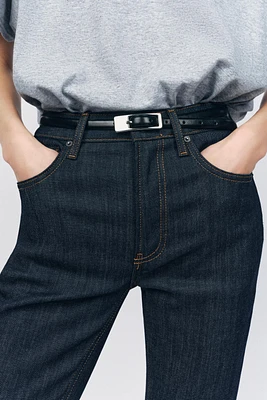 THIN LEATHER BELT