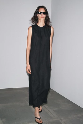 ROBE MIDI EN LIN 100 % ZW COLLECTION