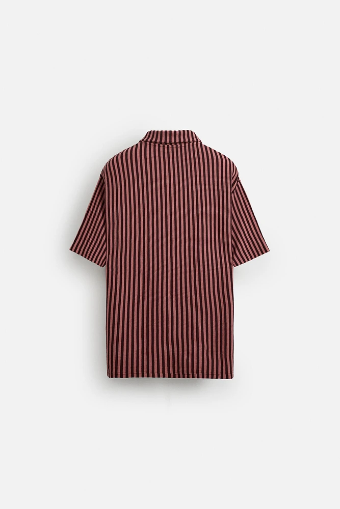 POLO JACQUARD RAYURES