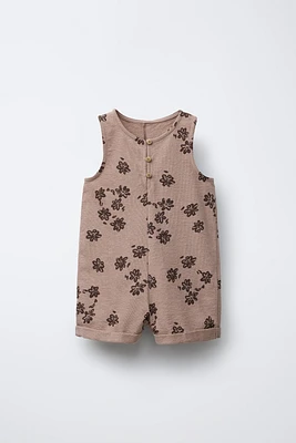 COMBI-SHORT COURT À FLEURS