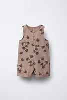 FLORAL SHORT JUMPSUIT
