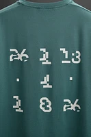 PERFORATED PRINT TRAINING T-SHIRT