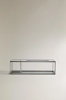 GLASS AND METAL MULTI-PURPOSE TISSUE BOX