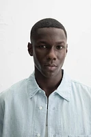 CONTRAST DENIM SHIRT
