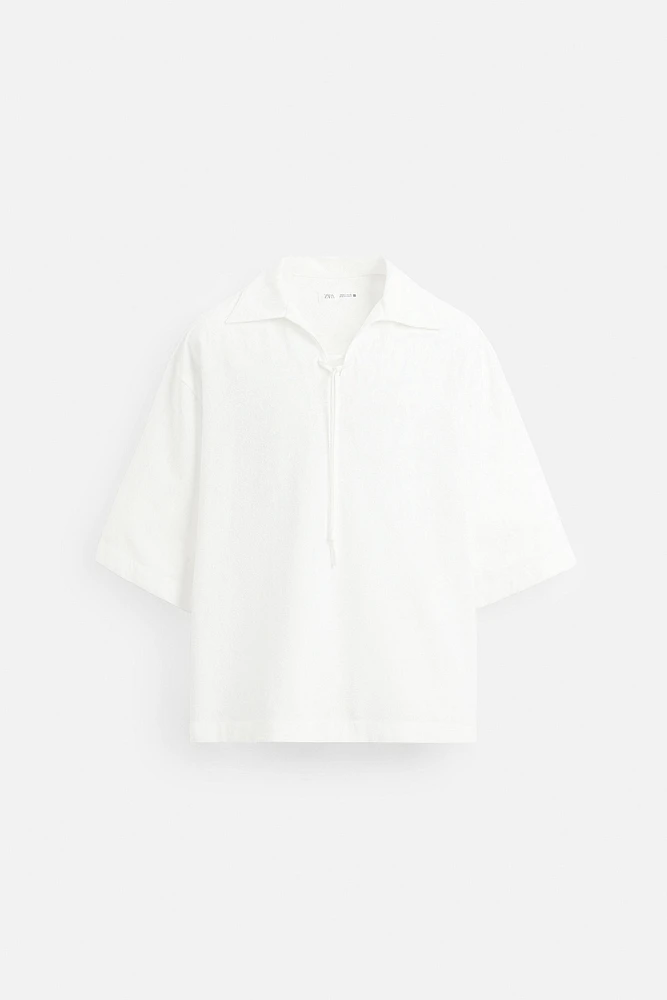 CHEMISE TEXTURÉE BOUCLÉ