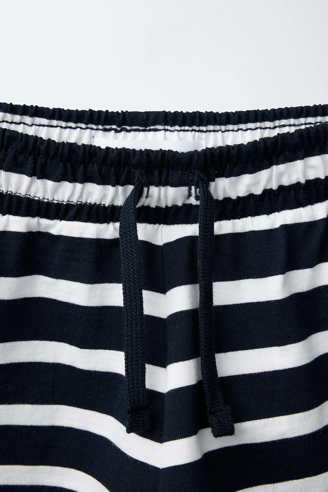 ENSEMBLE T-SHIRT RIB ET BERMUDA HEAVY