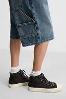 BAGGY FIT CARPENTER DENIM SHORTS