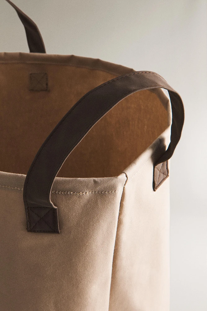 SAC FEUILLES COTON JARDIN