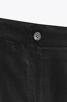 PANTALON COURT À PINCES ZW COLLECTION
