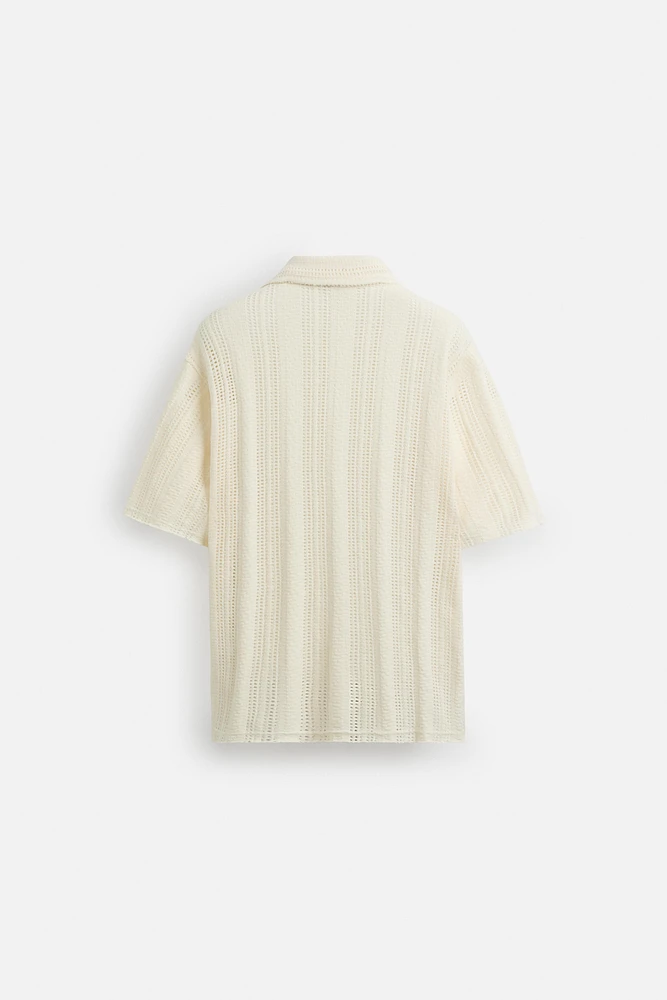 OPEN WEAVE SHIRT
