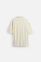 OPEN WEAVE SHIRT