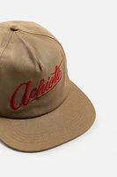 FLAT BILL EMBROIDERED CAP