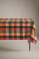 CHECK COARSE COTTON TABLECLOTH