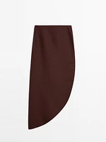 Jupe midi asymétrique dans le bas - Limited Edition