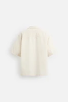 TEXTURED STRIPED SHIRT