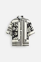 COMBINATION PRINT SHIRT