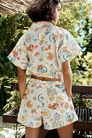 CHEMISE IMPRIMÉE MANCHES COURTES