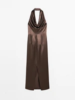 Flowing draped dress - Studio