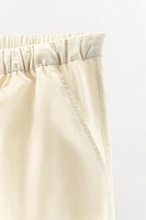 PANTALON STYLE PYJAMA EN POPELINE