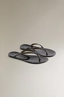 FLAT JELLY SANDALS