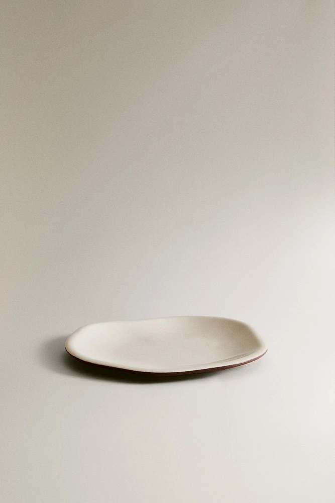 IRREGULAR STONEWARE SIDE PLATE