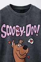 T-SHIRT EFFET DÉLAVÉ SCOOBY DOO ™
