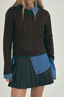 PLEATED SKORT