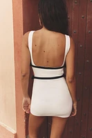 STRETCH TIE DRESS