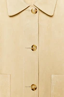 VESTE EN CUIR DAIM 100 % ZW COLLECTION LIMITED EDITION