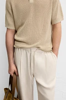 RELAXED FIT LYOCELL PANTS