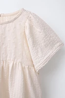 TEXTURED WEAVE EMBROIDERED SHIRT